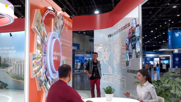 THIẾT KẾ BOOTH TRIỂN LÃM A80 VINGROUP